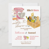 Invitation de douche de couple à son et à elle (Devant)