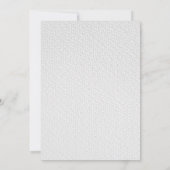 Invitation de douche de couple aux feuilles de pra (Dos)