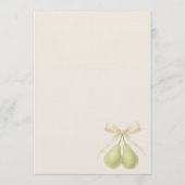 Invitation de douche de couple Coquette Bow Parfai (Dos)