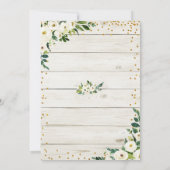 Invitation de douche de couple Country Boots (Dos)