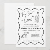 Invitation de douche de couple 'Taco 'Bout Love' (Devant / Derrière)