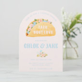 Invitation de douche de couple Taco 'Bout Love (Debout devant)