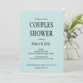 Invitation de douche de couples (Debout devant)