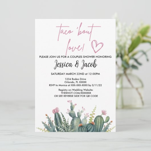 Invitation de douche de couples (Debout devant)