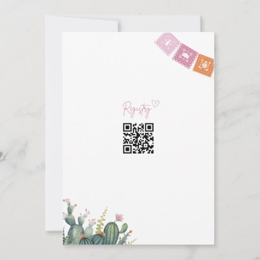 Invitation de douche de couples (Dos)