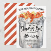 Invitation de douche de couples de bouillon d'écre (Devant / Derrière)