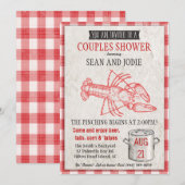 Invitation de douche de couples de l'ébullition de (Devant / Derrière)