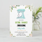 Invitation de douche de cuisine à la menthe (Debout devant)