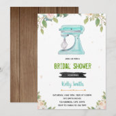 Invitation de douche de cuisine à la menthe (Devant / Derrière)