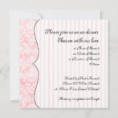 Invitation de douche de damassé et de bébé de (Dos)