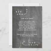 Invitation de douche de fanions d'équipe de (Dos)