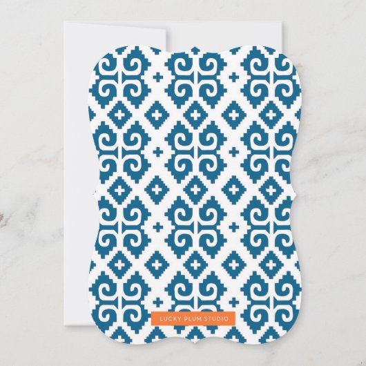 Invitation de douche de fiançailles de fiesta (Dos)