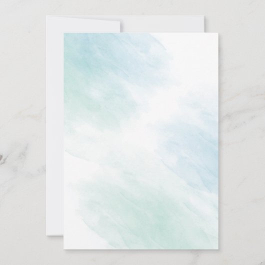 Invitation de douche de Fiesta de succulente à l'a (Dos)