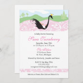 Invitation de douche de fille de garçon - petite (Devant / Derrière)