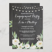 Invitation de douche de la partie d'engagement Cha (Devant / Derrière)