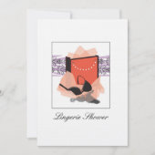 Invitation de douche de lingerie (Devant)