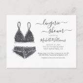 Invitation de douche de lingerie de douche de mari (Devant)