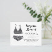 Invitation de douche de lingerie de douche de mari (Debout devant)