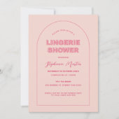 Invitation de douche de lingerie de type gras de c (Devant)