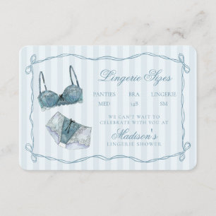 Invitation de douche de lingerie quelque chose de