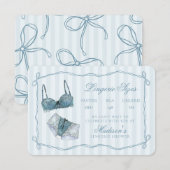 Invitation de douche de lingerie quelque chose de (Devant / Derrière)
