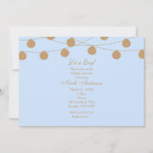 Invitation de douche de lumières de chaîne moderne (Devant)