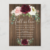 Invitation de douche de mariage à l'automne (Devant)