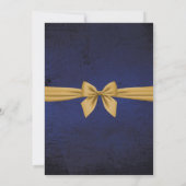 Invitation de douche de mariage arc-en-ciel or ble (Dos)