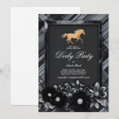 Invitation de douche de mariage de luxe Kentucky D (Devant / Derrière)