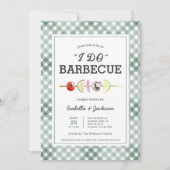 Invitation de douche de mariage d'été barbecue I D (Devant)