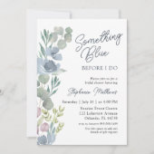 Invitation de douche de mariage florale Bohème Que (Devant)