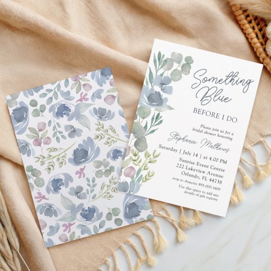 Invitation de douche de mariage florale Bohème Que