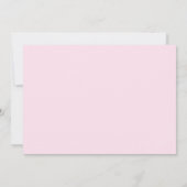 Invitation de douche de mariage lingerie (Dos)