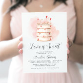 Invitation de douche de mariage Love Is Sweet