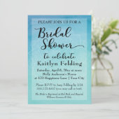 Invitation de douche de mariage Mandala Aquarelle (Debout devant)