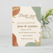 Invitation de douche de mariage mignonne  (Debout devant)