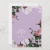 Invitation de douche de mariage pour couples, Trel (Dos)