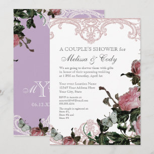 Invitation de douche de mariage pour couples, Trel
