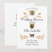 Invitation de douche de mariage Steampunk (Devant / Derrière)