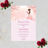 Invitation de douche de mariée Anime douce avec ph