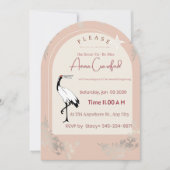 Invitation de douche de mariée arquée moderne Boho (Devant)