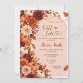 Invitation de douche de mariée bohème rustique d'a (Devant)