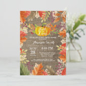 Invitation de douche de mariée d'automne (Debout devant)