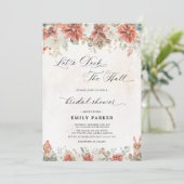 Invitation de douche de mariée d'hiver (Debout devant)