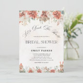 Invitation de douche de mariée d'hiver (Debout devant)