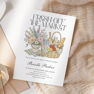 Invitation de douche de mariée Fresh Off The Marke