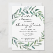 Invitation de douche de mariée - Mariage de verdur (Devant)