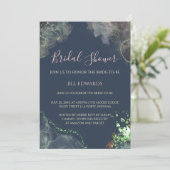 Invitation de douche de mariée Mariage Vert Émerau (Debout devant)