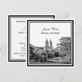 Invitation de douche de mariée NYC Centrl Pk Lake (Devant / Derrière)