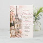 Invitation de douche de mariée parisienne (Debout devant)